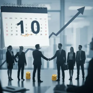 月10件の新規顧客