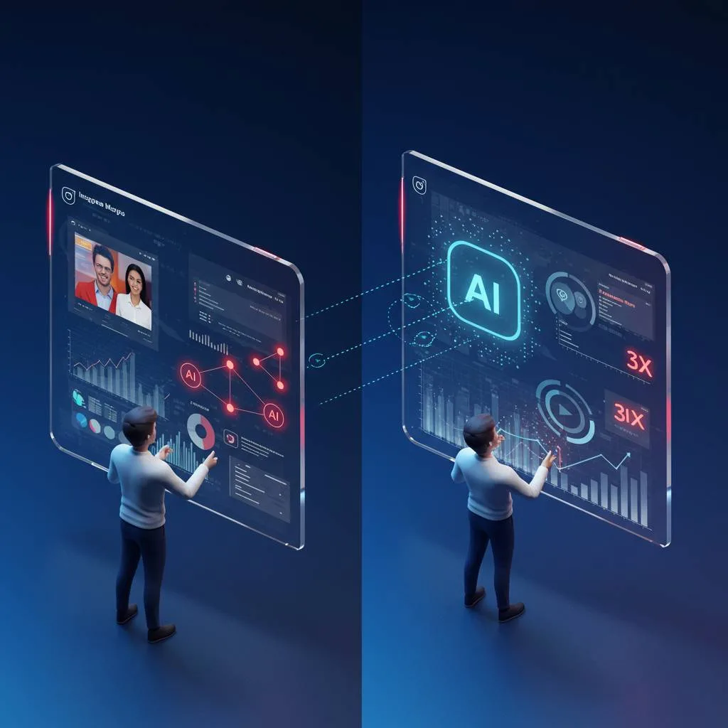 インスタ広告にAIを導入して成果が3倍になった実例とその方法