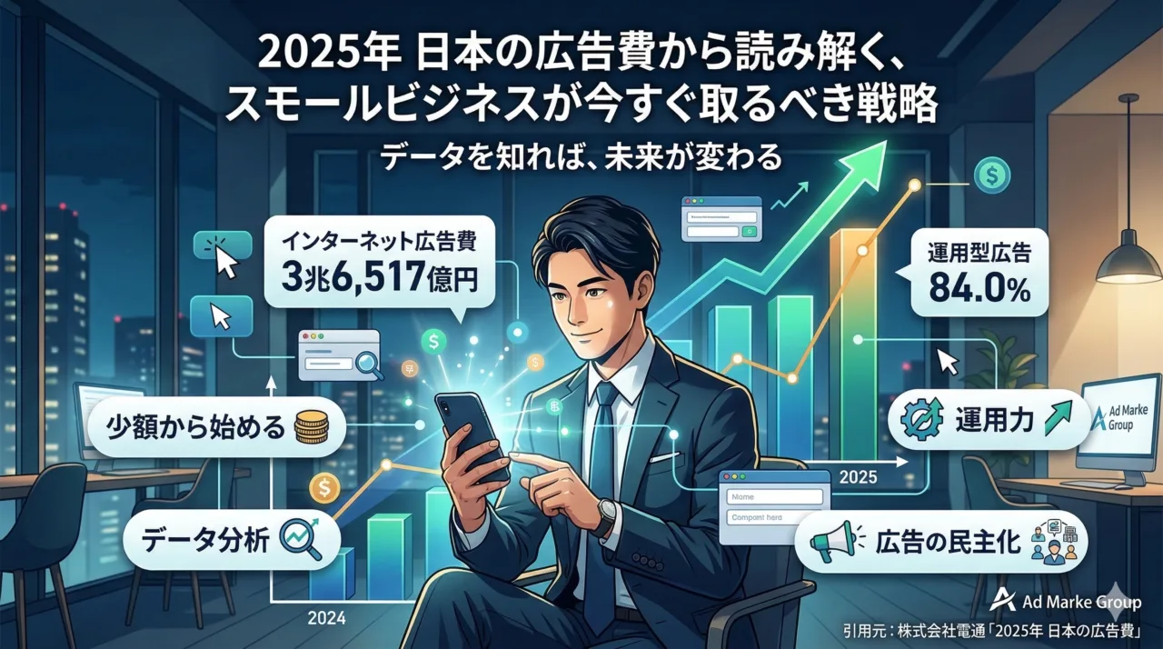 「2025年 日本の広告費」から読み解く、スモールビジネスが今すぐ取るべき戦略